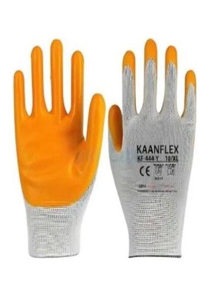 KF-999-Y SARI NITRIL ELDIVEN NO:10 KAANFLEX