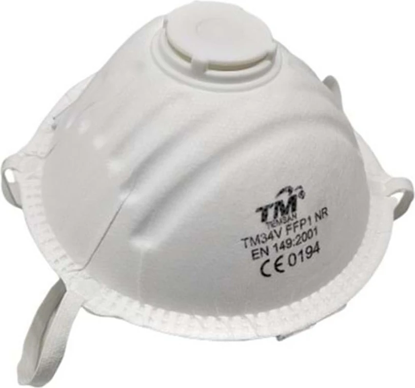 FFP2 VENTILLI KONIK TOZ MASKESI