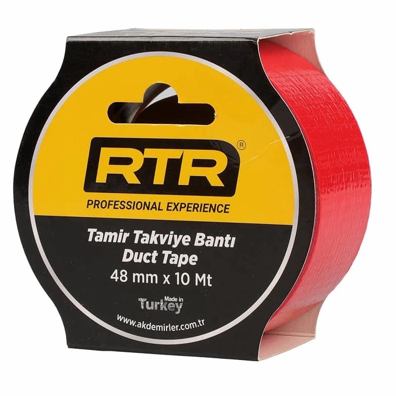 RNC196\48 mm*10mt TAMIR TAKVIYE BANTI KIRMIZI RTRMAX